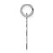 Sterling Silver United States Charm Pendant Jewelry 17mm x 23mm